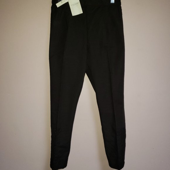Sapphire Daily Black Capri Women's Medium Pants - NWT - Picture 1 of 7